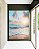 Quadro Vertical Nascer do Sol Praia Céu Mar Turquesa Canvas Moldura - Imagem 3