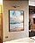 Quadro Vertical Nascer do Sol Praia Céu Mar Turquesa Canvas Moldura - Imagem 5