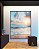 Quadro Vertical Nascer do Sol Praia Céu Mar Turquesa Canvas Moldura - Imagem 4