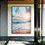 Quadro Vertical Nascer do Sol Praia Céu Mar Turquesa Canvas Moldura - Imagem 1
