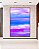 Quadro Vertical Abstrato Roxo Lilás Azul Pintura Canvas Moldura - Imagem 3