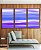 Trio de Quadros Abstrato Roxo Lilás Azul Efeito Pintura Canvas Moldura - Imagem 4
