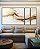 Trio de Quadros Estilizados Abstrato Branco Dourado Arte Fluida Canvas Moldura - Imagem 2
