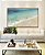 Quadro Mar Azul Turquesa Paradisíaco Praia Branca Natureza Canvas Moldura - Imagem 1