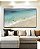 Quadro Mar Azul Turquesa Paradisíaco Praia Branca Natureza Canvas Moldura - Imagem 3