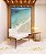 Quadro Vertical Mar Azul Turquesa Paradisíaco Praia Branca Natureza Canvas Moldura - Imagem 1