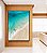 Quadro Vertical Mar Azul Turquesa Paradisíaco Praia Branca Natureza Canvas Moldura - Imagem 2