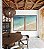 Duo de Quadros Mar Azul Turquesa Paradisíaco Praia Branca Natureza Canvas Moldura - Imagem 5