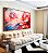 Quadro Horizontal Flores Lindas Rosas Vermelhas Natureza Canvas Moldura - Imagem 5