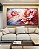 Quadro Horizontal Flores Lindas Rosas Vermelhas Natureza Canvas Moldura - Imagem 1