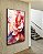 Quadro Vertical Flores Lindas Rosas Vermelhas Natureza Canvas Moldura - Imagem 4