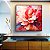 Quadro Quadrado Flores Lindas Rosas Vermelhas Natureza Canvas Moldura - Imagem 3