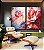 Duo de Quadros Flores Lindas Rosas Vermelhas Natureza Canvas Moldura - Imagem 4