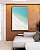 Quadro Vertical Mar Turquesa Praia Areia Branca Canvas Moldura - Imagem 5
