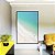 Quadro Vertical Mar Turquesa Praia Areia Branca Canvas Moldura - Imagem 2