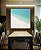 Quadro Quadrado Mar Turquesa Praia Areia Branca Canvas Moldura - Imagem 2