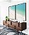 Duo de Quadros Mar Turquesa Praia Areia Branca Canvas Moldura - Imagem 2