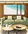 Trio de Quadros Estilizados Mar Turquesa Praia Areia Branca Canvas Moldura - Imagem 3