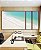 Trio de Quadros Estilizados Mar Turquesa Praia Areia Branca Canvas Moldura - Imagem 5