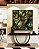 Quadro Quadrado Árvore Tronco Galhos Folhas Verdes Natureza Canvas Moldura - Imagem 2