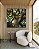 Quadro Quadrado Árvore Tronco Galhos Folhas Verdes Natureza Canvas Moldura - Imagem 1