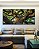 Trio de Quadros Árvore Tronco Galhos Folhas Verdes Natureza Canvas Moldura - Imagem 5