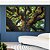 Duo de Quadros Árvore Tronco Galhos Folhas Verdes Natureza Canvas Moldura - Imagem 1