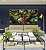Duo de Quadros Quadrados Árvore Tronco Galhos Folhas Verdes Natureza Canvas Moldura - Imagem 2