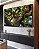 Trio de Quadros Estilizados Árvore Tronco Galhos Folhas Verdes Natureza Canvas Moldura - Imagem 2