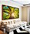 Quadro Horizontal Árvore Folhas Verdes Sol Céu Azul Canvas Moldura - Imagem 3