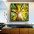 Quadro Quadrado Árvore Folhas Verdes Sol Céu Azul Canvas Moldura - Imagem 2