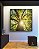 Quadro Quadrado Árvore Folhas Verdes Sol Céu Azul Canvas Moldura - Imagem 4