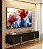 Duo de Quadros Flores Dourado Vermelho Azul Canvas Moldura - Imagem 2