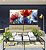 Duo de Quadros Quadrados Flores Dourado Vermelho Azul Canvas Moldura - Imagem 5