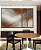 Trio de Quadros Estilizados Abstrato Cinza Grafite Cobre Canvas Moldura - Imagem 2