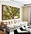 Quadro Horizontal Copa de Árvore Céu Claro Natureza Canvas Moldura - Imagem 1