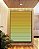 Quadro Vertical Degradê Listras Amarelo Ouro Verde Menta Canvas Moldura - Imagem 2