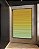Quadro Vertical Degradê Listras Amarelo Ouro Verde Menta Canvas Moldura - Imagem 1