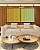 Duo de Quadros Quadrados Degradê Listras Amarelo Ouro Verde Menta Canvas Moldura - Imagem 4