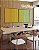 Duo de Quadros Quadrados Degradê Listras Amarelo Ouro Verde Menta Canvas Moldura - Imagem 5