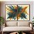 Duo de Quadros Cores Azul Petróleo Laranja Tangerina Canvas Moldura - Imagem 4