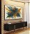 Duo de Quadros Cores Azul Petróleo Laranja Tangerina Canvas Moldura - Imagem 2