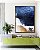 Quadro Vertical Mar Azul Profundo Praia Natureza Canvas Moldura - Imagem 1