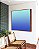 Quadro Quadrado Degradê Abstrato Cores Azul Cobalto Turquesa Canvas Moldura - Imagem 2