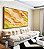 Quadro Horizontal Cores Verde Laranja Salmão Branco Canvas Moldura - Imagem 1