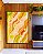 Quadro Vertical Cores Verde Laranja Salmão Branco Canvas Moldura - Imagem 4