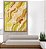 Quadro Vertical Cores Verde Laranja Salmão Branco Canvas Moldura - Imagem 2