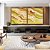Duo de Quadros Quadrados Abstrato Verde Laranja Salmão Branco Canvas Moldura - Imagem 3