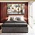 Trio de Quadros Estilizados Flores Brancas Dourado Turquesa Canvas Moldura - Imagem 5