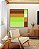 Quadro Quadrado Verde Bronze Marrom Abstrato Geométrico Canvas Moldura - Imagem 2